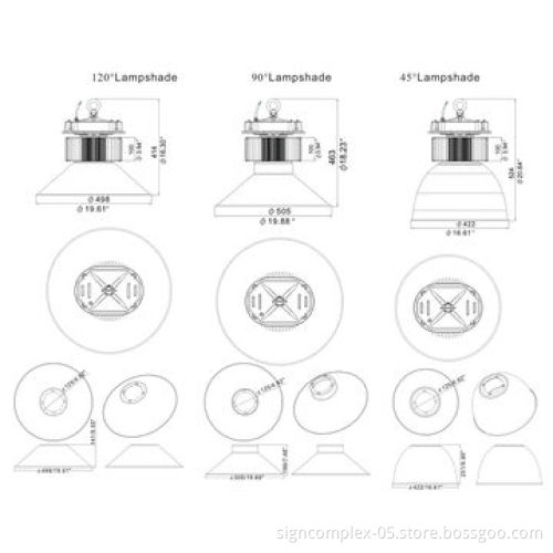 200W Cree High-bay Light, Uses Durable and Long Lifespan Cree LED Light Source